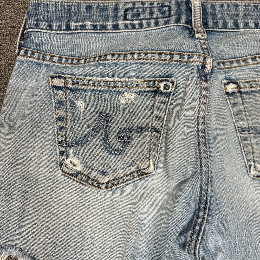 AG Adriano Goldschmied The Tomboy Shorts Size 29 98% Cotton Boyfriend Cut Off - Picture 10 of 15